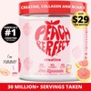 Peach Perfect Creatine Monohydrate Powder, Creatine for Women with Collagen,