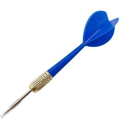 HRLORK 4 Packs Plastic Darts Set Steel Tip Kids Darts Blue Integrated Dart Flights and Shafts