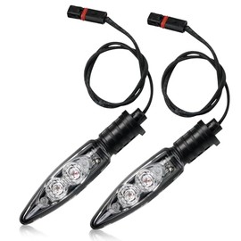 GRACEGALAXY Set of 2 Indicator Lights Motorcycle Front for R1200GS ADV F650GS R1200R S1000R S1000RR F800GS K1300S 63138522499 Indicator Protection
