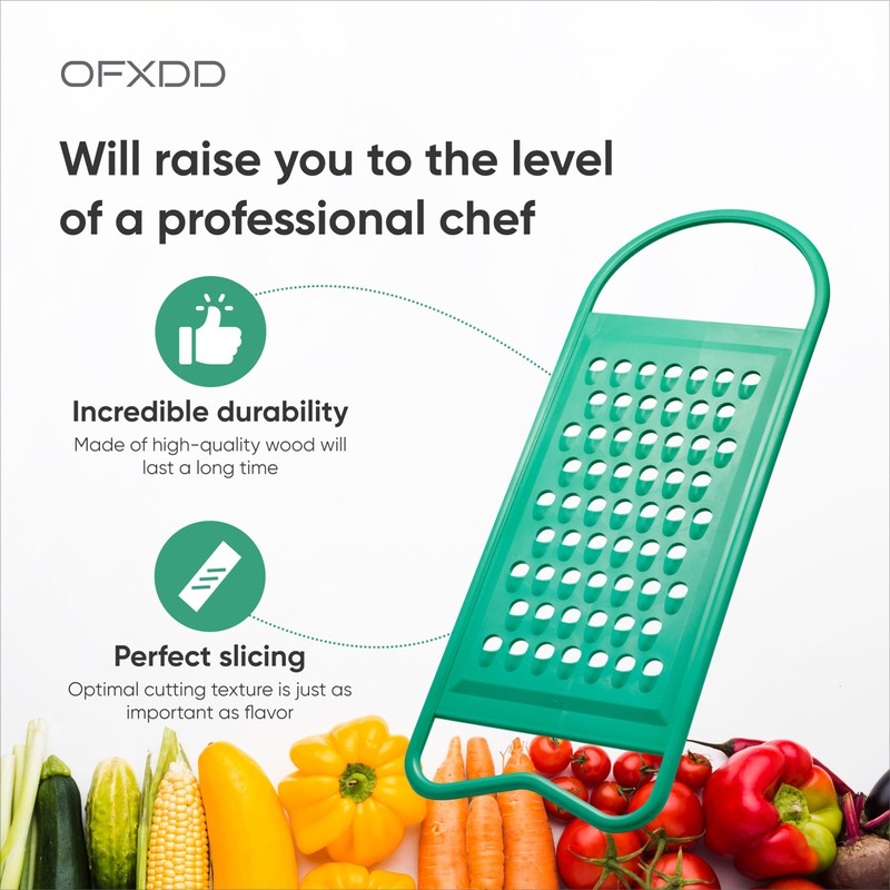 Graters for Kitchen - Shredder Kitchen with Handle - Flat