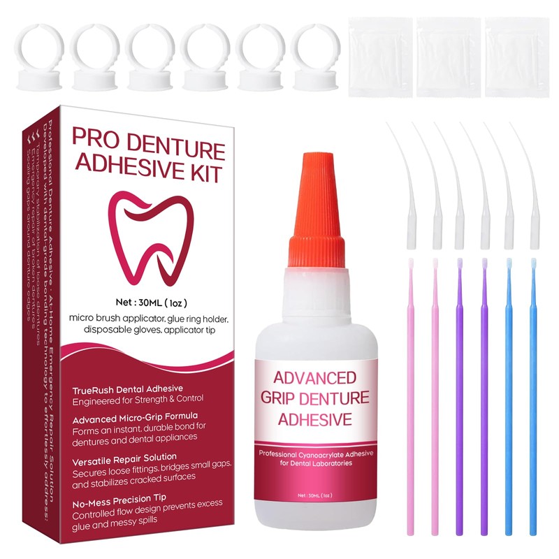 Dental Lab - Pegamento dental de unión instantánea para dentaduras