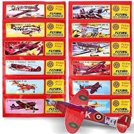 Falaquer Polystyrene Planes for Children, Styrofoam Planes, Gliding Planes Children Styrofoam, Gliding Planes, Styrofoam Aeroplane Children, Throw Gliders, Pack of 24