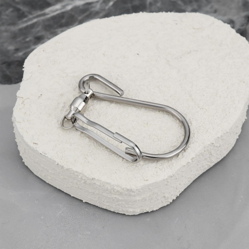 Be In Your Mind 15 PCs Stainless Steel Swivel Hook