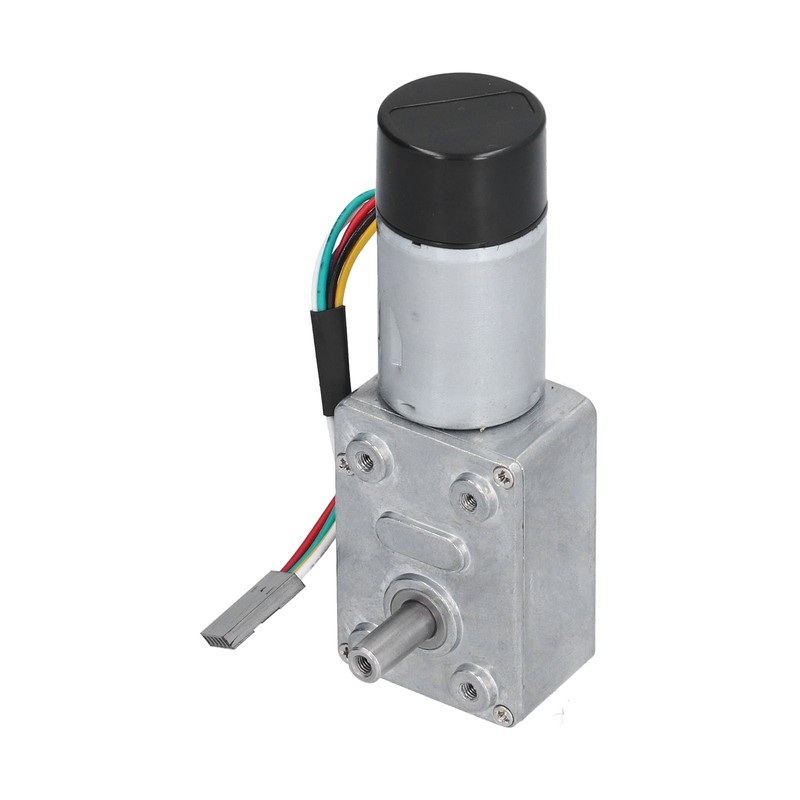 JGY‑370 Encoder Reduction Motor Full Metal Worm Gear Motor with