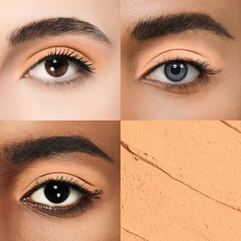 Color Mirror Longwear Cream Eye Shadow Sticks(43 Matte Toffee), Smudge-Proof, Waterproof Eyeshadow,Silky Formula Matte With Makeup Brush,Nude Eyeshadow Stick