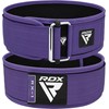 RDX Weight Lifting Belt 4” Adjustable Back Lumbar Support Bodybuilding,