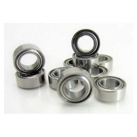 TRB RC 4x7x2.5mm Precision Stainless Steel Ball Bearing, Fishing Reels (10)