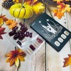 Fall Press on Nails Medium Square Fake Nails with Designs