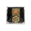 Large Orgone Pyramid | Black Tourmaline Pyramid Crystal | Lotus