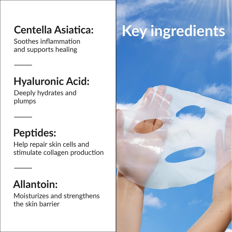 Talika Bio Enzyme Mask Cica Repair, Repair After Sun Mask,