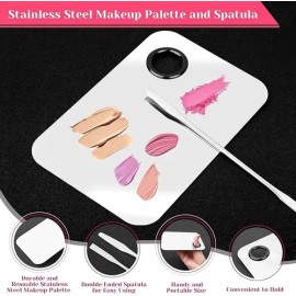 Kit Paleta De Maquillaje Profesional Con Espátula Y Cepillo                                                                                           