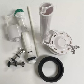 NUFLUSH Glacier Bay Fill Valve and 3-Inch Flush Valve Kit for Two Piece Toilets