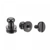 sourcing map 5 Set 6mm Solid Brass Round Head Stud