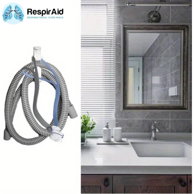 RespirAid Complete CPAP Maintenance Kit, Hose, Cleaning Brushes, Holder and
