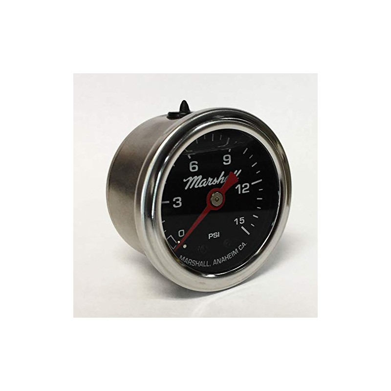 Marshall Instruments LB00015 Liquid Filled Fuel Pressure Gauge