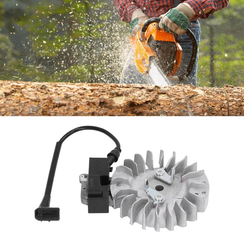 Fyearfly Chainsaw Ignition Flywheel, Ignition Wire Flywheel Connection Line OEM: