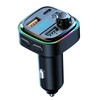 FM Transmitter Dual USB 1 Type C Multi Protection RGB