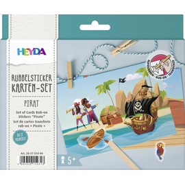 Heyda 203781000 Creativity Scratch Stickers, Multi-Coloured