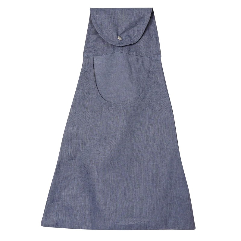 HSOFTIFY Hanging Linen Storage Bag 23.6x19.6 Inches, 100% Pure Flax