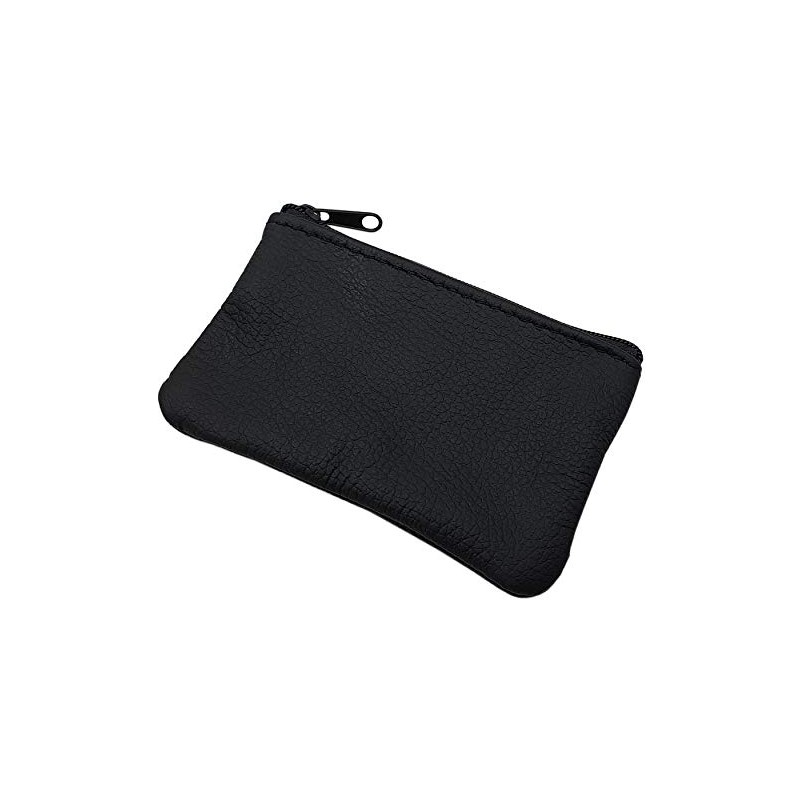 Genuine leather key case with 1 zipper compartment Made in