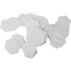 100 Pieces White Hexagon Piecing Paper - Sewing Easy Mini