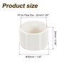 sourcing map 4Pcs PVC Pipe End Cap Fitting, 1.3" Furniture
