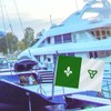 Franco Ontarian Small Flag,12×18 Inch Two Layer Fabric Small Banner,1×1.5