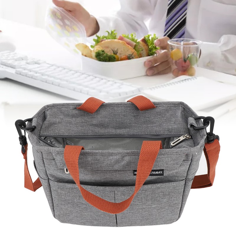 Lunch Bag 7L Large Capacity Aluminum Foil Insulated Waterproof Lunch