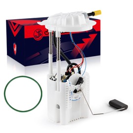 JuFenix Electric Fuel Pump Module Assembly Compatible with 2007-2011 Dodge Nitro 2008-2012 Jeep Liberty V6 3.7L 4.0L Gas Replace E7219M P76491M FG0888 with Sending Unit O-ring