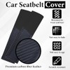 Carbon Fiber Car Seat Belt Cover Pad - 2 Pack