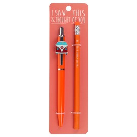 Stands Out, Supplying Outstanding Gifts Classic Campervan Pen and Pencil Set Kids Charm Topper School Stationary Kits Gift