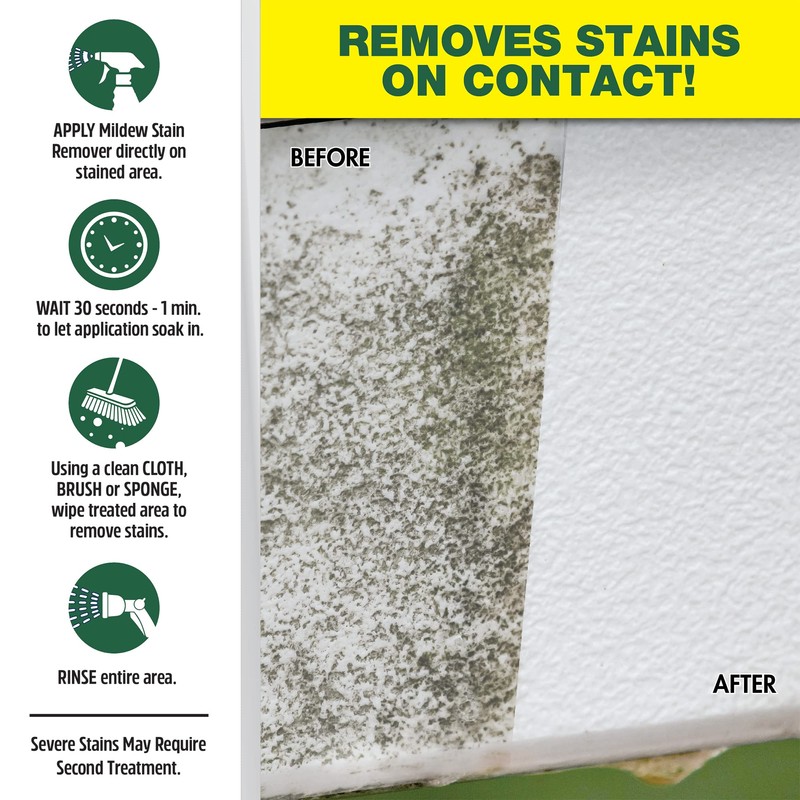 STAR BRITE Home Mildew Stain Remover Gel Spray - 32