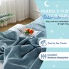 YOUR MOON Cooling Throw Blanket for Hot Sleepers, Lightweight Summer