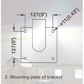 Duncan Parking Meter Stand Mount Kit, No Meter Included