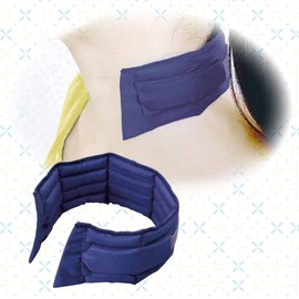 [Ishizaki Materials] Biz Cool Wearable Cooling Scarf that does not get wet, does not wrap or wrap (Blue, Small)