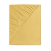 Ev Dekor Double Fitted Sheet Ochre | Yellow - Deep