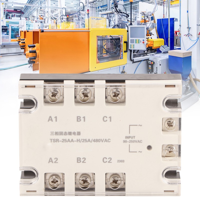 3 Phase Solid State Relay Fast Switching Speed Noise Free