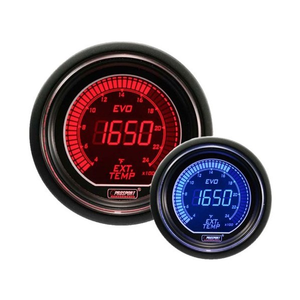 Prosport 216EVOEGT-C Exhaust Gas Temperature w/Temp Probe- Digital Display Gauge