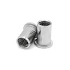 Flat Head Rivet Nuts (Stainless Steel, M10-100 Pieces)