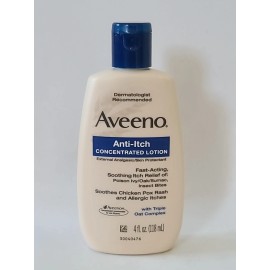 Aveeno ( LOT OF 2 ) Aveeno Anti-Itch CONCENTRATED LOTION 4 fl oz / 118 mL • EXP : 03/26