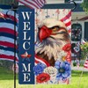 4th Of July Garden Flag - Flags for Outside Welcome,12x18