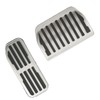 2pcs Car Accelerator Gas Brake Pedal Foot Rest Plate Cover