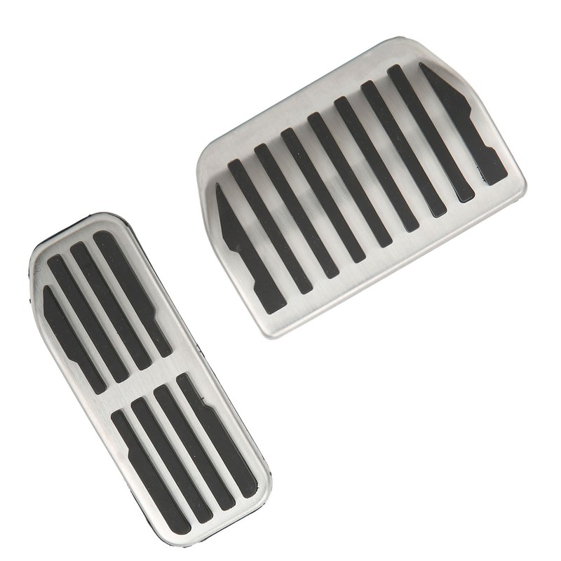 2pcs Car Accelerator Gas Brake Pedal Foot Rest Plate Cover