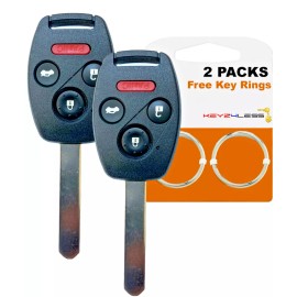 Keyz4less 2 for Honda Accord 2003 2004 2005 2006 2007 for oucg8d-380h-a Remote Entry Key