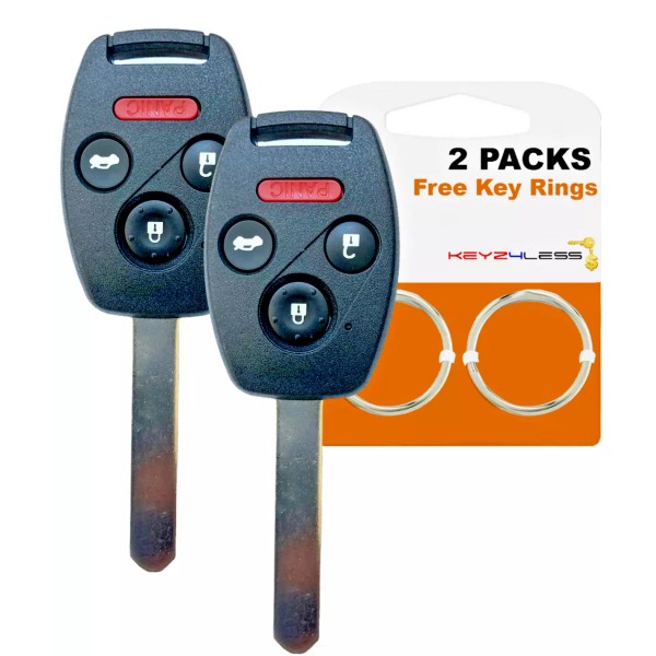 Keyz4less 2 for Honda Accord 2003 2004 2005 2006 2007