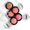 Palladio Baked Blush, Cho-Au-Lait, 2.5g, Highly Pigmented and Shimmery Powder