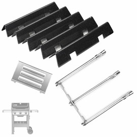 SafBbcue Spirit 2 300 Grill Parts Replacement for Weber Spirit E-310 S-310 E-320 S-320 E-330 S-330 7636 Flavorizer Bars 69797 Burner for Weber Spirit II 300 Series Grills