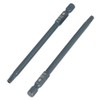 10 pcs 100mm 1/4" Hex Shank T25 Magnetic Security Star
