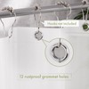 AmazerBath Shower Liner, 72x78 Plastic Frosted Shower Curtain Liner, PEVA