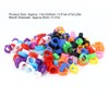 200PCS Pigeons Leg Rings Lightweight Compact Foot Bands Colorful Chicken